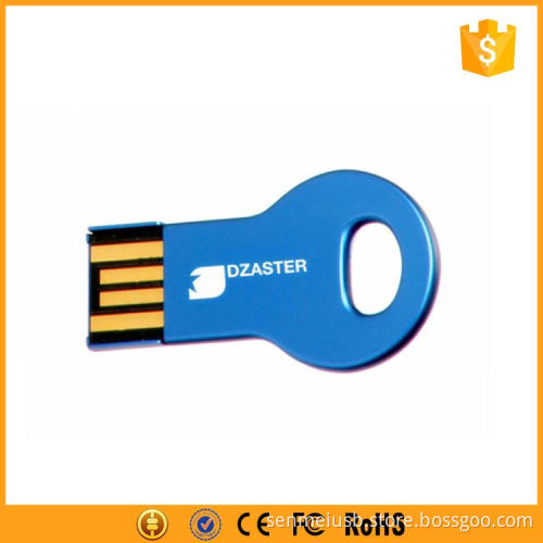 mini metal u disk usb flash drive key shape with custom logo